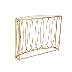 Designer Look Brass Console Table