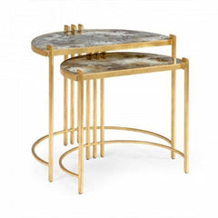 Brass Adjustable Nesting Table