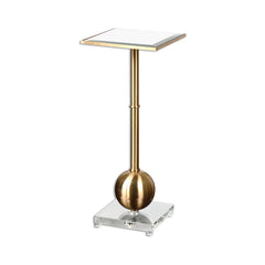 Artistic Brass End Table