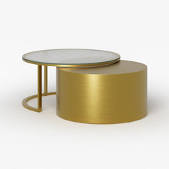 Elegant Brass Coffee Table