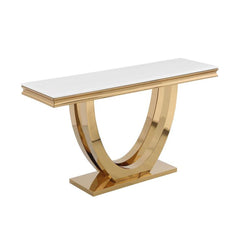 Signature Brass Console Table