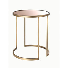 Chic Brass End Table