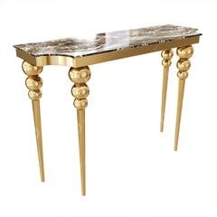 Antique Look Brass Console Table
