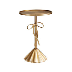 Elegant Brass End Table
