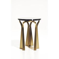 Stylish Brass End Table