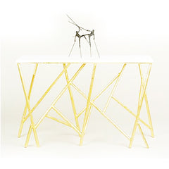 Classic Design Brass Console Table