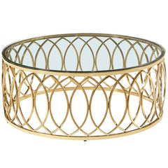 Unique Brass Coffee Table