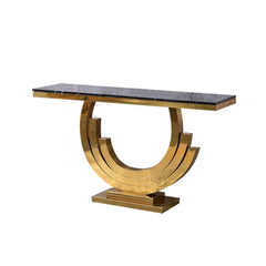 Elegant Style Brass Console Table