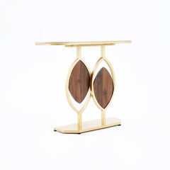 High-End Brass Console Table