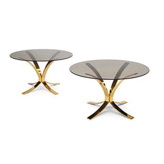Small Brass Coffee Table
