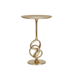 Modern Brass End Table