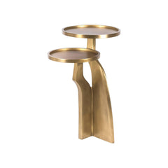 Designer Look Brass End Table