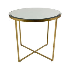 Bold Brass End Table