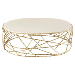 Modern Brass Coffee Table