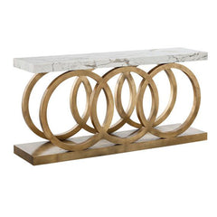 Chic Style Brass Console Table