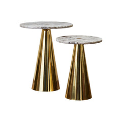 Durable Brass End Table