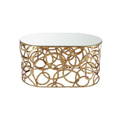 Industrial Brass Coffee Table