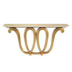 Unique Design Brass Console Table